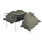Tente Mil-Tec 4 places 420 x 250 cm avec espace de rangement, arceaux fibre de verre