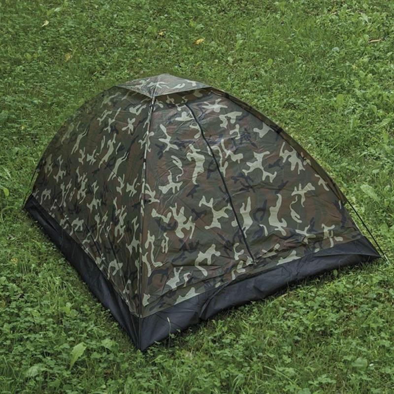 Tente Mil-Tec Igloo Super 2 places polyester enduit PU arceaux fibre de verre 205 × 145 × 100 cm 1 700 g