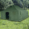 Tente militaire Mil-Tec 6 x 5 m en toile polyester 300 g/m² armature acier 30 m² au sol