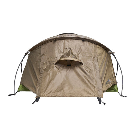 Tente tunnel Ares Pyrène 1,75 kg trois arceaux de 8,5 mm et triple ventilation
