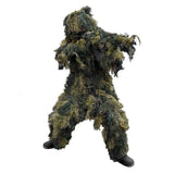 Tenue Ghillie Mil-Tec G4 quatre pièces avec traitement ignifuge en polyester maille et housse arme