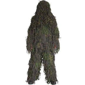 Tenue Ghillie Mil-Tec Jackal trois pièces polyester enduit PU avec capuche amovible nylon enduit PU hydrofuge
