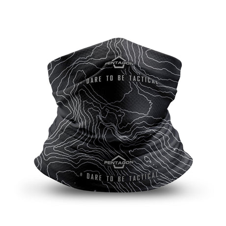 Tour de cou Pentagon Skiron Topographic Map 100 % polyester 25 × 49 cm