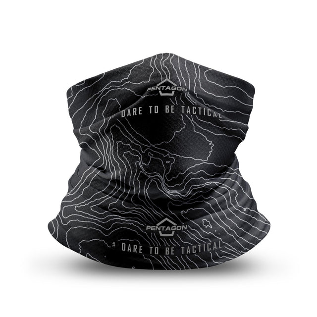 Tour de cou Pentagon Skiron Topographic Map 100 % polyester 25 × 49 cm