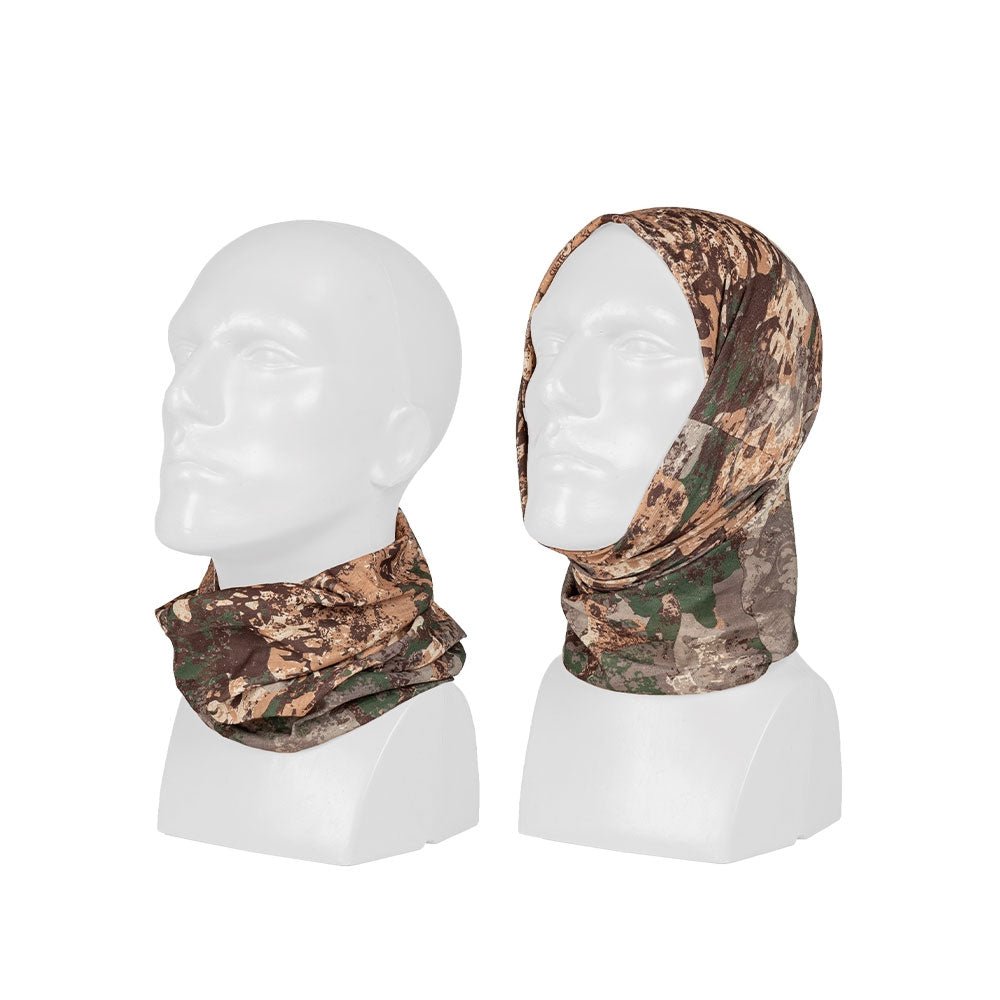 Tour de cou multifonctions Mil-Tec CIV-TEC polyester sans couture transformable en six configurations