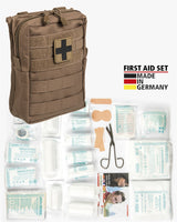 Trousse de premiers secours Mil-Tec Leina Pro 43 pièces en pochette MOLLE