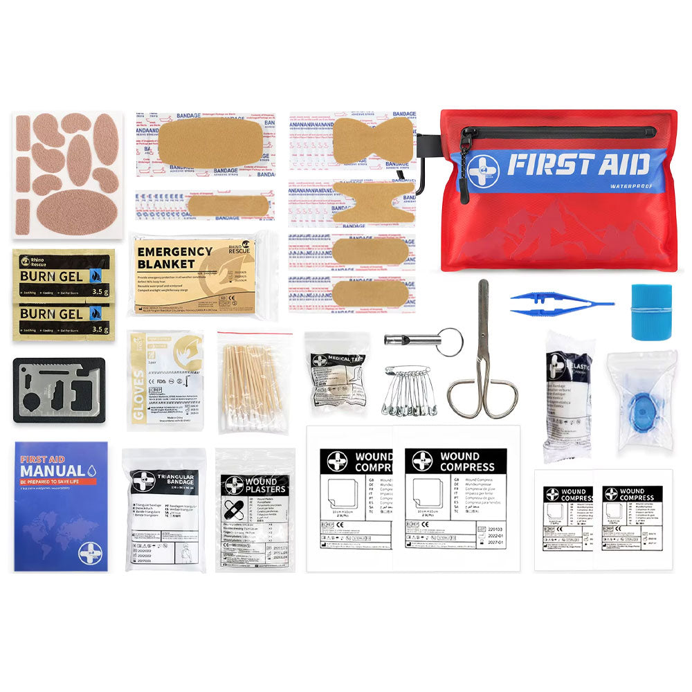 Trousse de premiers secours Rhino Rescue First Aid Bag (vendue pleine)