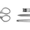 Trousse de soin Kershaw 4 pièces en acier inoxydable 10,8 cm avec étui rembourré