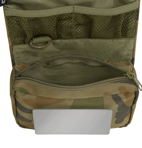 Trousse de toilette Brandit Medium dépliante miroir amovible 13 x 16 x 5 cm 134 g