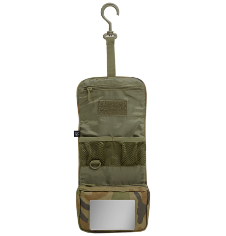 Trousse de toilette Brandit Medium dépliante miroir amovible 13 x 16 x 5 cm 134 g