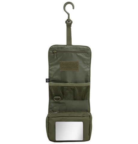 Trousse de toilette Brandit Medium dépliante miroir amovible 13 x 16 x 5 cm 134 g