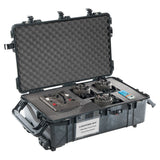 Valise étanche Peli 1670 Protector IP67 intérieur 71,4 x 41,9 x 23,3 cm, 82,6 kg flottabilité