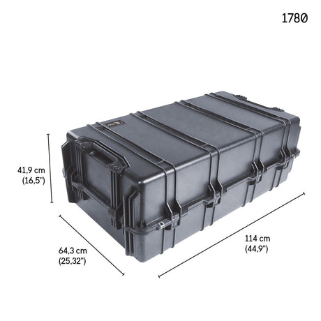 Valise étanche Peli 1780 Protector à roulettes intérieur 104,4 x 54,7 x 37,8 cm vendue vide