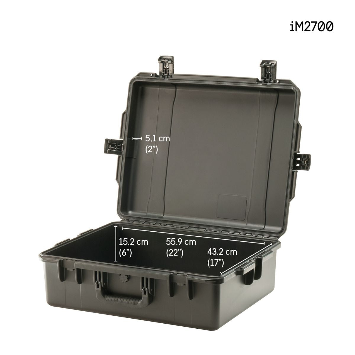 Valise étanche Peli Storm iM2700 IP67 intérieur 55,9 x 43,2 x 20,3 cm avec mousse