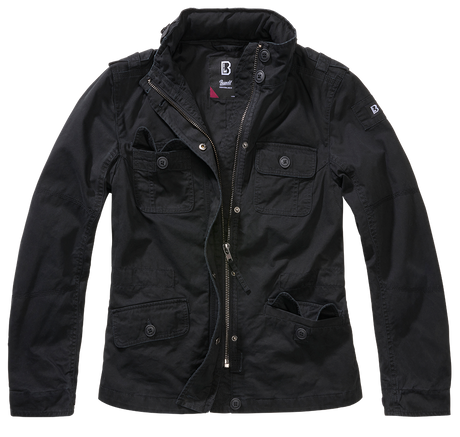 Veste Brandit Britannia coupe femme en coton capuche dans le col et quatre poches