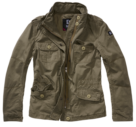 Veste Brandit Britannia coupe femme en coton capuche dans le col et quatre poches