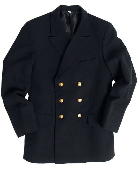 Veste chaude Mil-Tec Bundeswehr Marine croisée en laine et polyester avec quatre poches