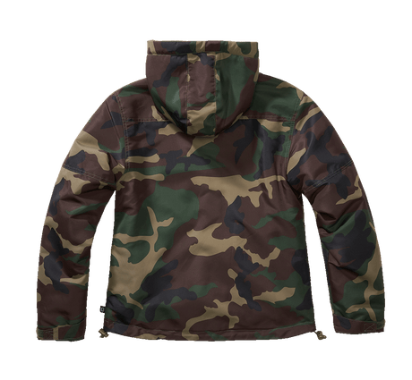 Veste coupe-vent Brandit coupe femme doublée polaire capuche et poches à glissière
