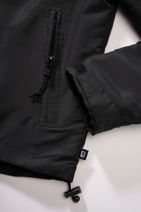 Veste coupe-vent Brandit coupe femme doublée polaire capuche et poches à glissière