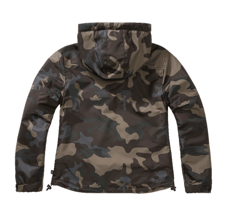 Veste coupe-vent Brandit coupe femme doublée polaire capuche et poches à glissière