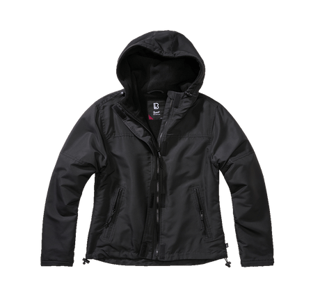 Veste coupe-vent Brandit coupe femme doublée polaire capuche et poches à glissière