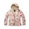 Veste coupe-vent Brandit coupe femme doublée polaire capuche et poches à glissière