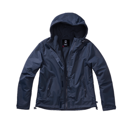 Veste coupe-vent Brandit coupe femme doublée polaire capuche et poches à glissière