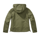 Veste coupe-vent Brandit coupe femme doublée polaire capuche et poches à glissière