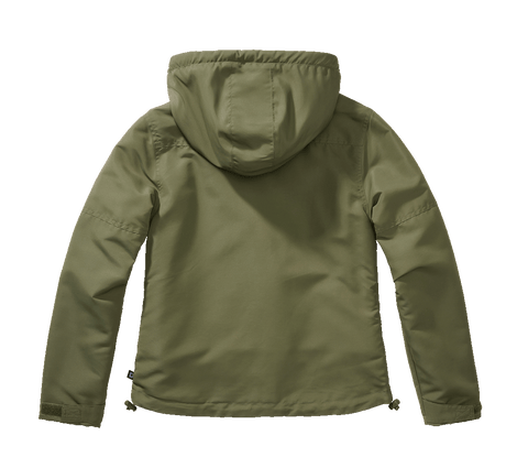 Veste coupe-vent Brandit coupe femme doublée polaire capuche et poches à glissière