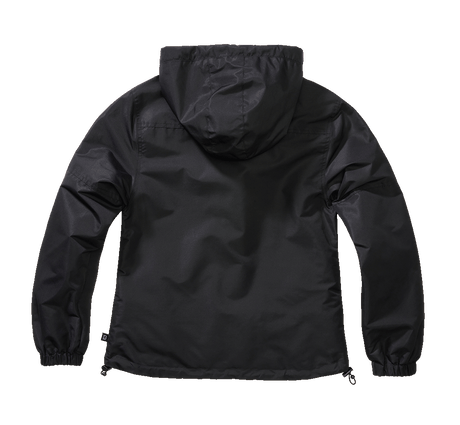 Veste coupe-vent Brandit coupe femme doublure filet respirante capuche à cordon