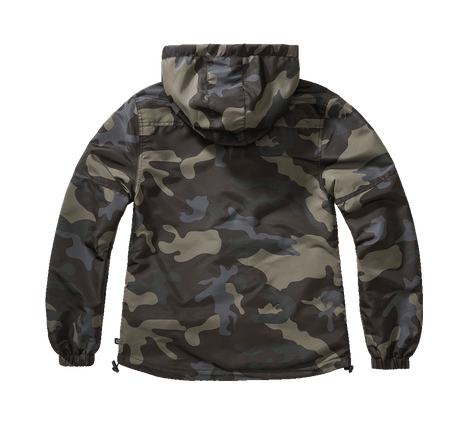 Veste coupe-vent Brandit coupe femme doublure filet respirante capuche à cordon