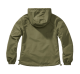 Veste coupe-vent Brandit coupe femme doublure filet respirante capuche à cordon