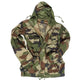 Veste de combat Mil-Tec Commando Light Weight en polyester-coton ripstop avec capuche et renforts coudes