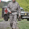 Veste de combat Mil-Tec MCU en ripstop polyester coton col montant et coudes rembourrés