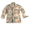 Veste de combat Mil-Tec type US BDU en coton ripstop prélavé avec renforts aux coudes