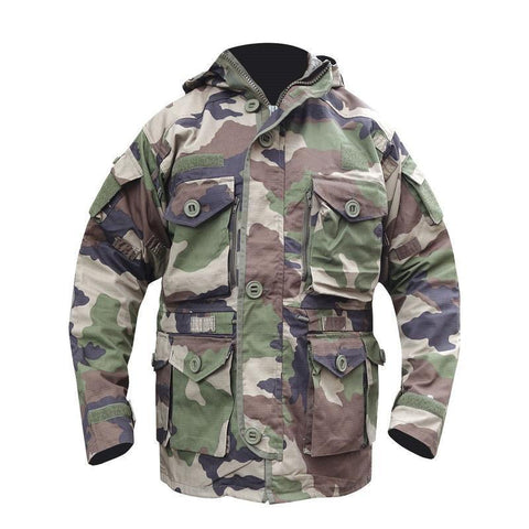 Veste de combat Opex Guerilla rip-stop à capuche et aérations sous les bras