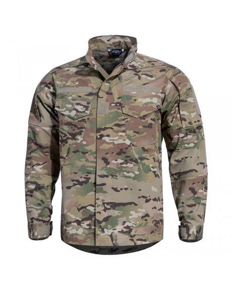 Veste de combat Pentagon Lycos ripstop polyester-coton 215 g/m² renforts aux coudes