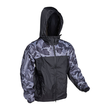 Veste de pluie Ares coupe-vent respirant à fermetures étanches et poches à rabat