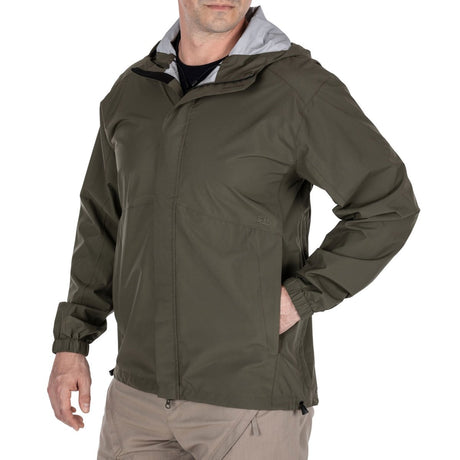 Veste de pluie Duty 5.11 Tactical imperméable 10K/10K à système Quixip