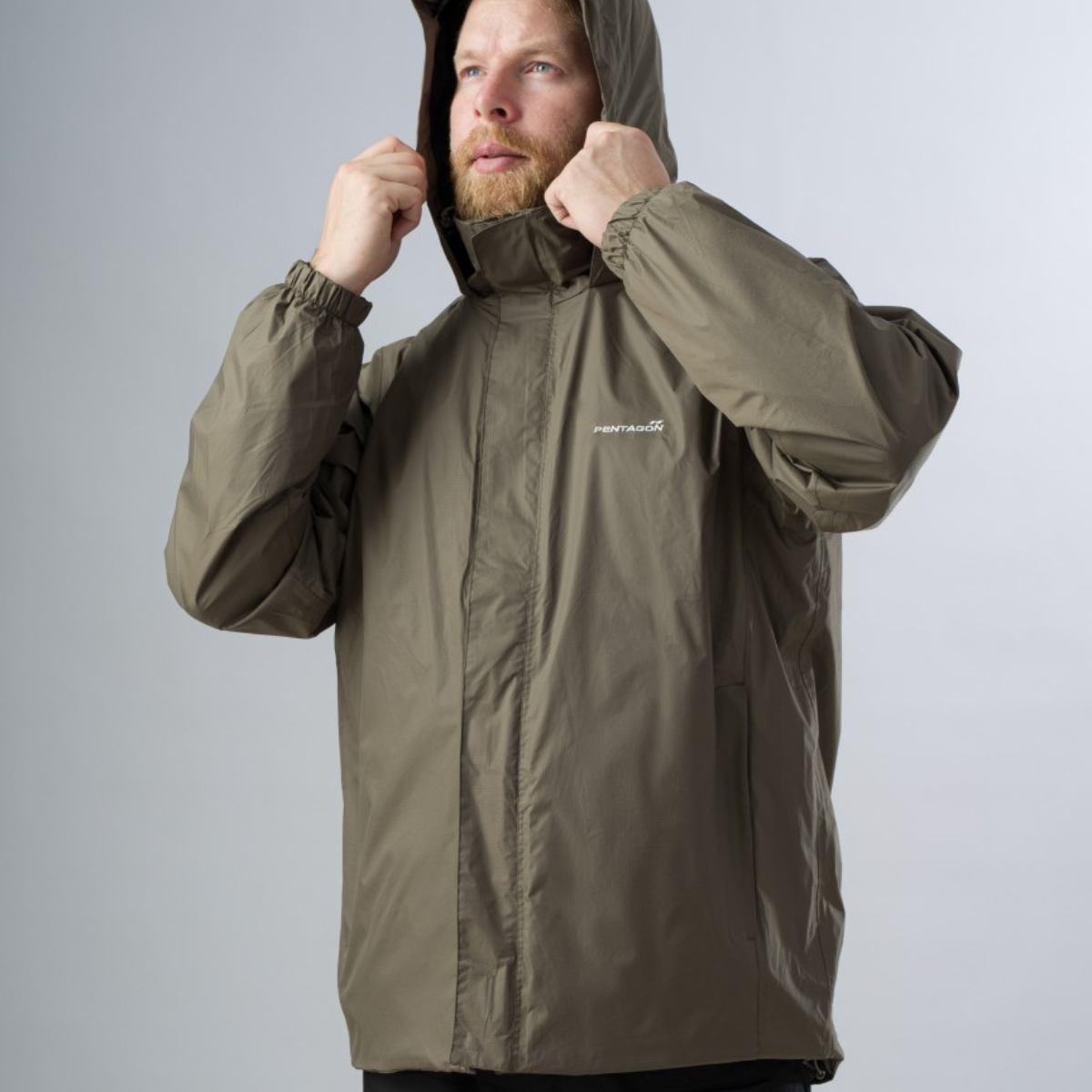 Veste de pluie Pentagon Atlantic 2.0 nylon ripstop déperlant Teflon ventilation dorsale