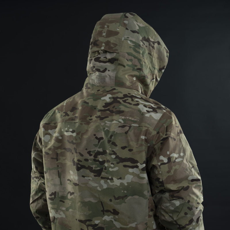 Veste de pluie Pentagon Hurricane nylon triple laminé Ydor|Tec coutures thermosoudées