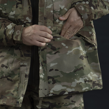 Veste de pluie Pentagon Hurricane nylon triple laminé Ydor|Tec coutures thermosoudées