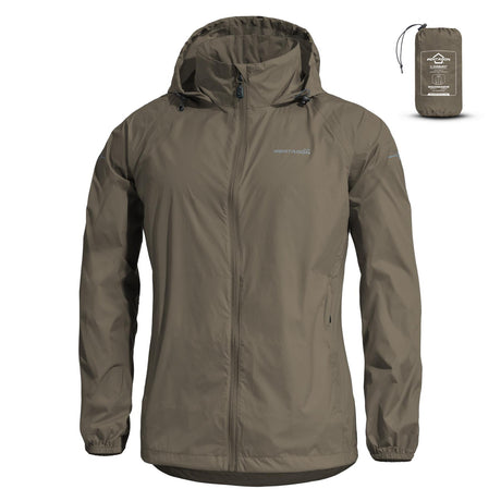 Veste de pluie femme Pentagon Cloudburst compactable coutures soudées capuche