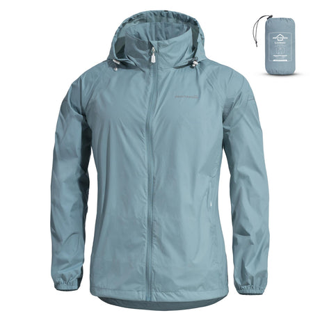 Veste de pluie femme Pentagon Cloudburst compactable coutures soudées capuche