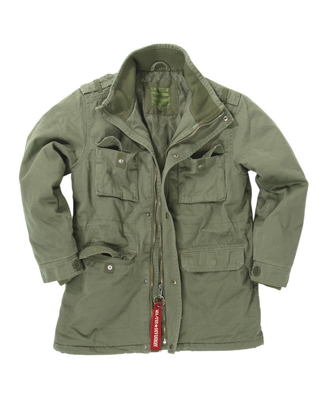 Veste doublée Mil-Tec type Ranger pour enfant en coton twill prélavé et quatre poches