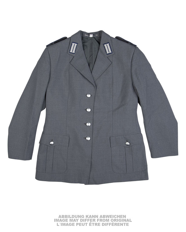 Veste d'uniforme Bundeswehr coupe femme, laine vierge et polyester, occasion