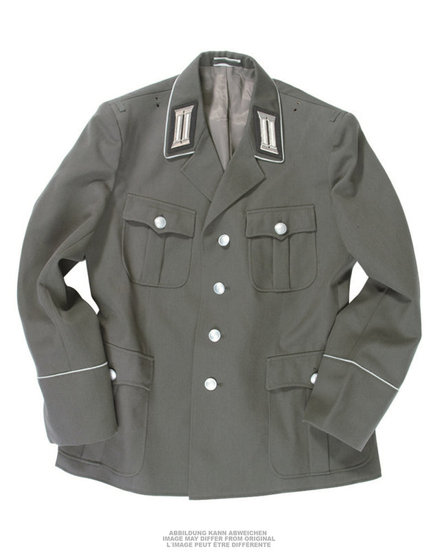 Veste d'uniforme est-allemande des forces terrestres, pattes d'épaule incluses