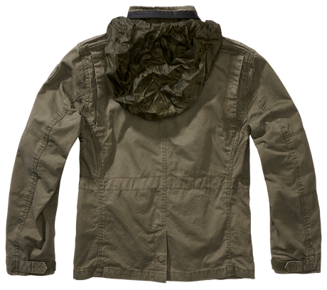Veste enfant Brandit Britannia coton capuche dans le col cinq poches et aérations