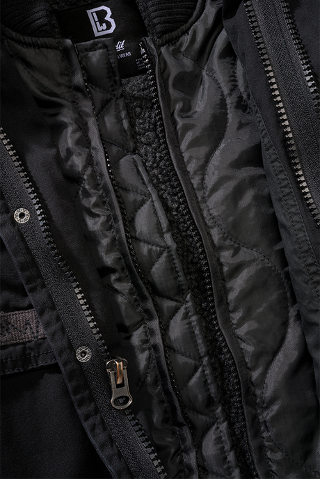 Veste enfant Brandit M65 Giant coton doublure amovible six poches et capuche dans le col