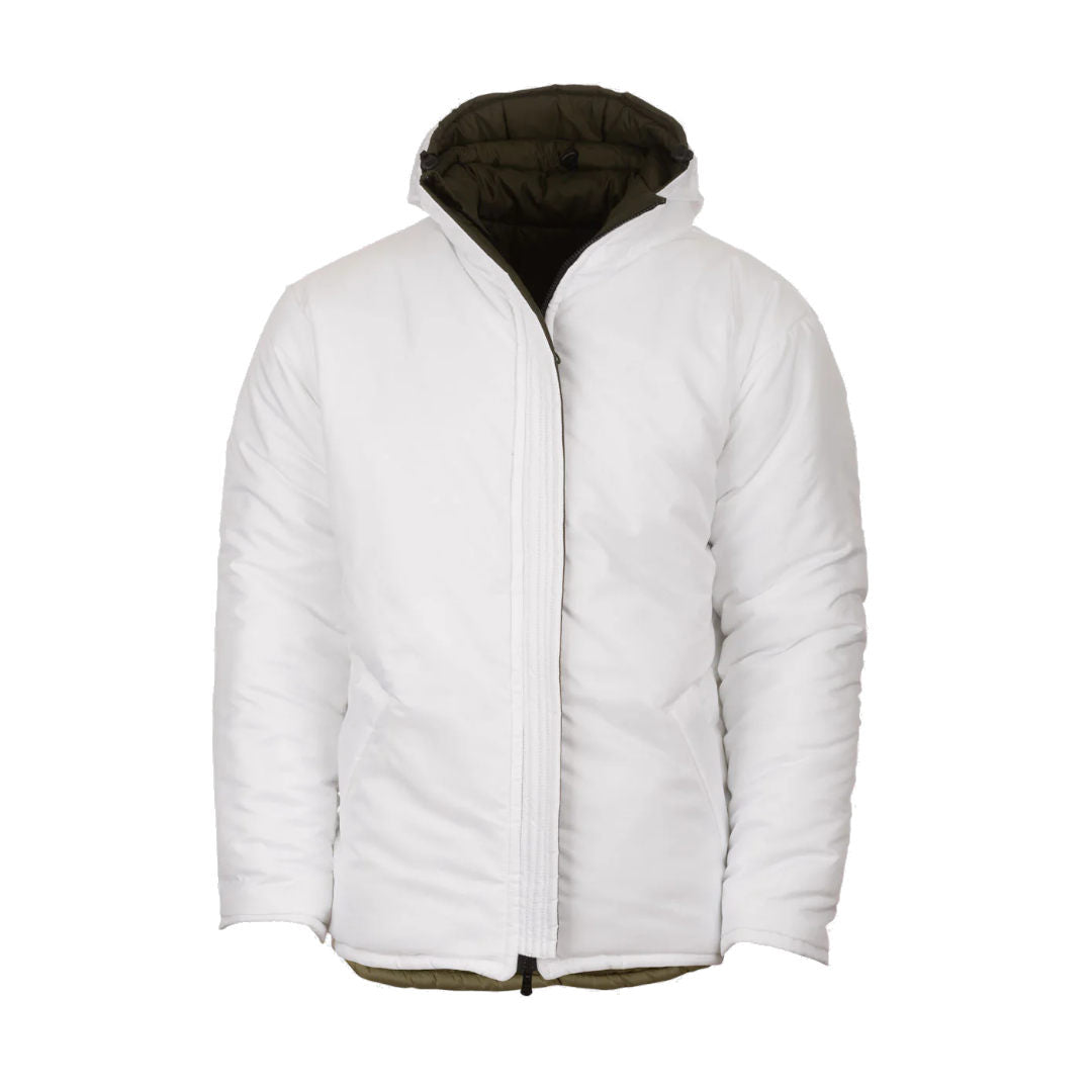 Veste isolante réversible Snugpak Softie Jacket 12 WGTE confort -15 °C capuche isolée enroulable
